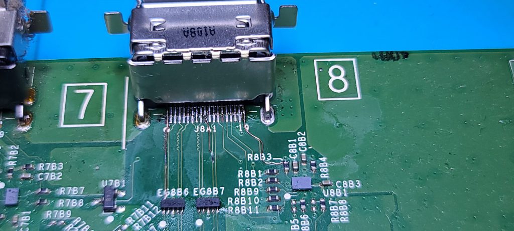 Xbox HDMI repair, replaced HDMI on Xbox S one