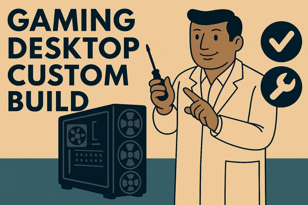 Gaming desktop - custom build computer repair