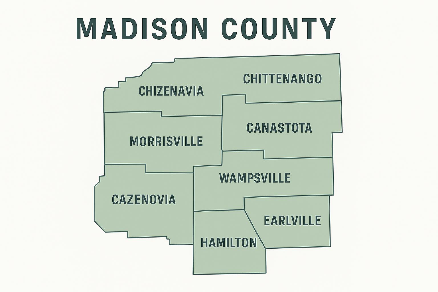 Map of Madison County